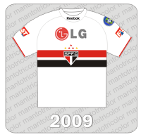 Camisa São Paulo FC 2009 - Reebok - LG - Fast