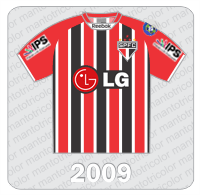 Camisa São Paulo FC 2009 - Reebok - LG - IPS