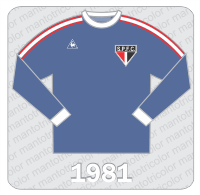 Camisa de Goleiro São Paulo FC - Le Coq - 1981