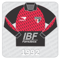 Camisa de Goleiro São Paulo FC - Penalty - IBF - 1992