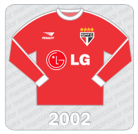 Camisa de Goleiro São Paulo FC - Penalty - 2002 - LG