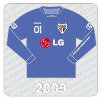 Camisa de Goleiro São Paulo FC - Reebok - 2009 - LG - Fast