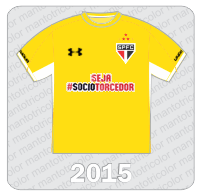 Camisa de Goleiro São Paulo FC - Under Armour - Sócio Torcedor - 2015