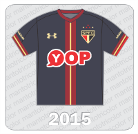 Camisa de Goleiro São Paulo FC - Under Armour - 2015 - YOP