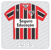 Camisa São Paulo FC 1985 - Adidas - Seguro Educação