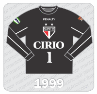 Camisa de Goleiro São Paulo FC - Penalty - Cirio - 1999