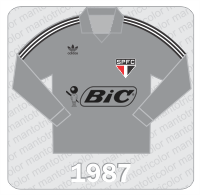 Camisa de Goleiro São Paulo FC - Adidas - BIC - 1987